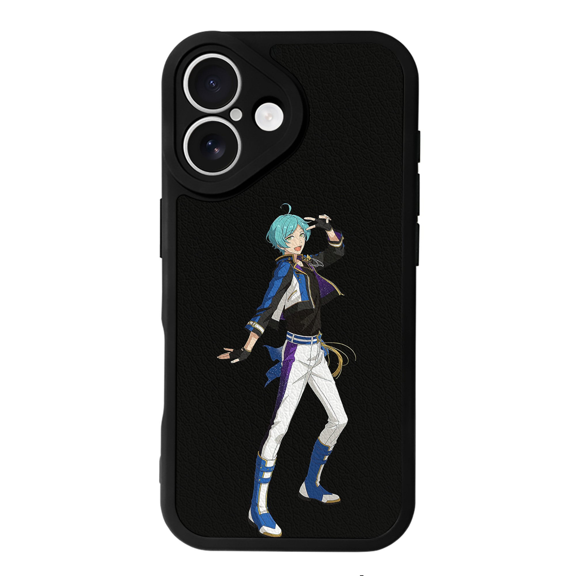 （画像用） あんさんぶるスターズ! Ensemble Stars 【iPhone 16シリーズ対応】シリコンスマホケース（レザー調） 材質：シリコン